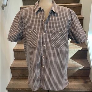 Levis Men's Plaid Short Sleeve Shirt